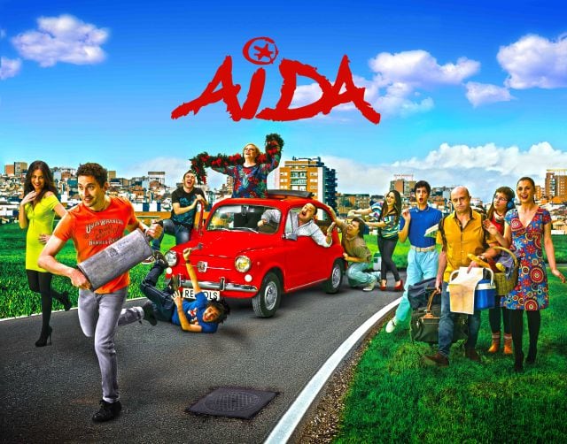 Uno de los carteles promocionales de &#039;Aída&#039; de 2013.