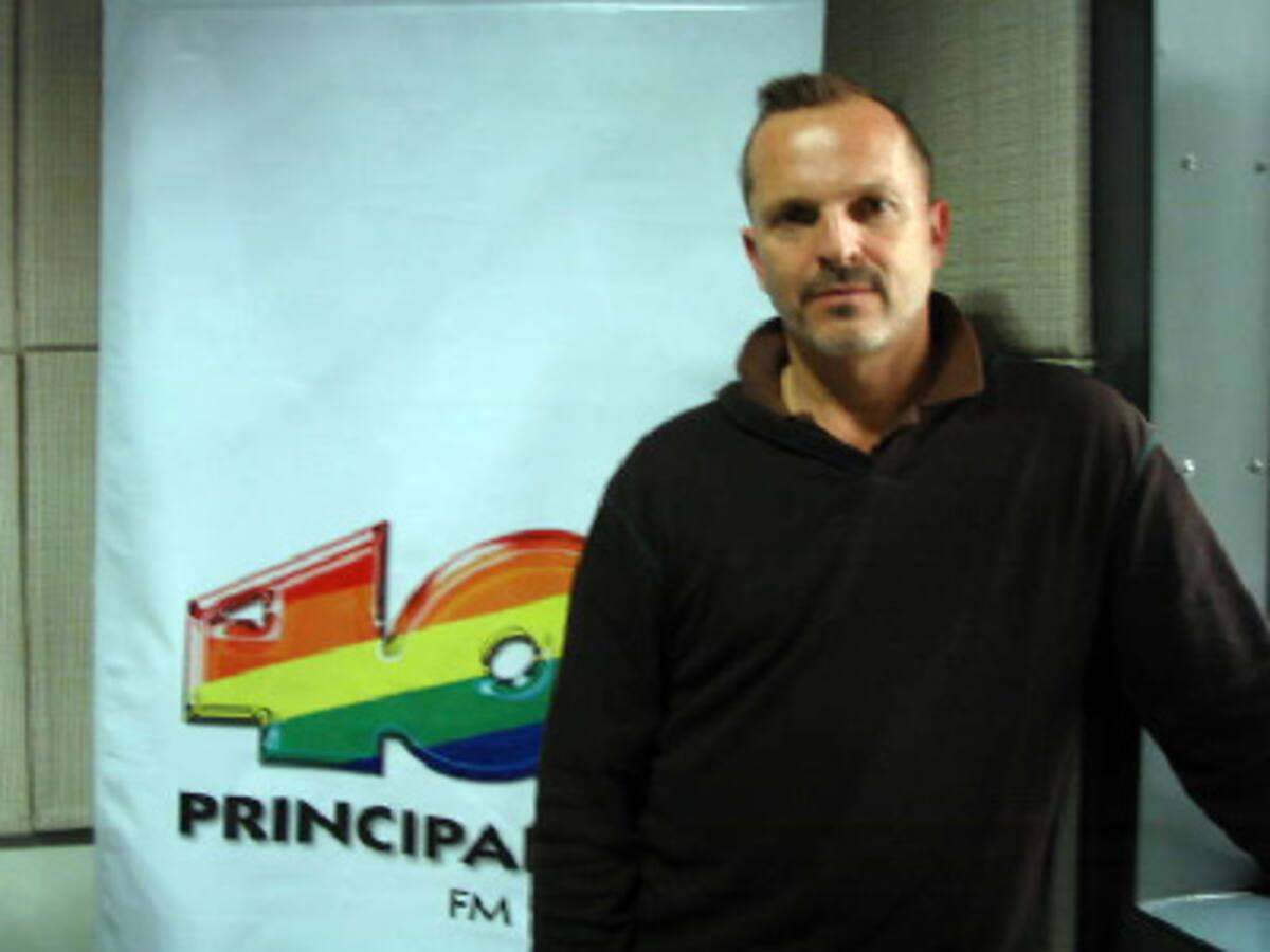 Miguel Bosé en Los 40 Principales.