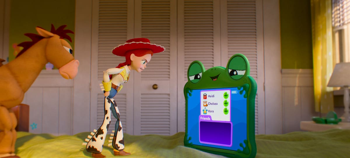 Perdigón, Jessie y Lilypad en 'TOY STORY 5'. / Pixar
