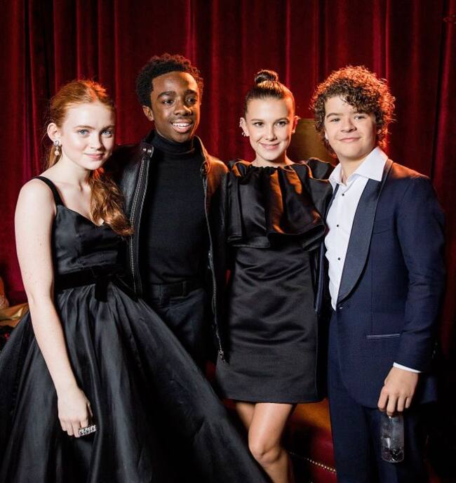 Los chicos de 'Stranger Things' forman una buena pandilla.