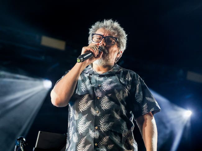 Iván Ferreiro, en las Noches del Botanico 2023.