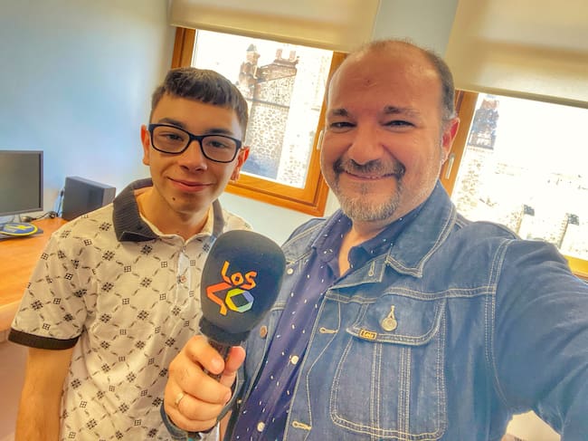 El DJ Varoc en la grabación de LOS40 Play Talavera desde la Casa de la Juventud