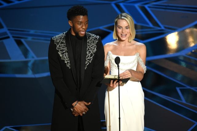 Chadwick Boseman y Margot Robbie / GEtty