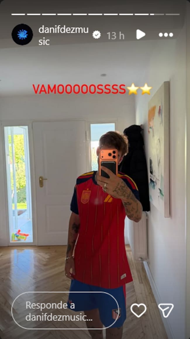 Dani Fernández apoya a la Roja en la final del Mundial 2026.