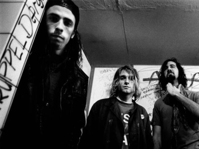 Nirvana de gira en Alemania, Dave Grohl, Kurt Cobain y Krist Novoselic | Foto: Paul Bergen / Redferns - Getty Image