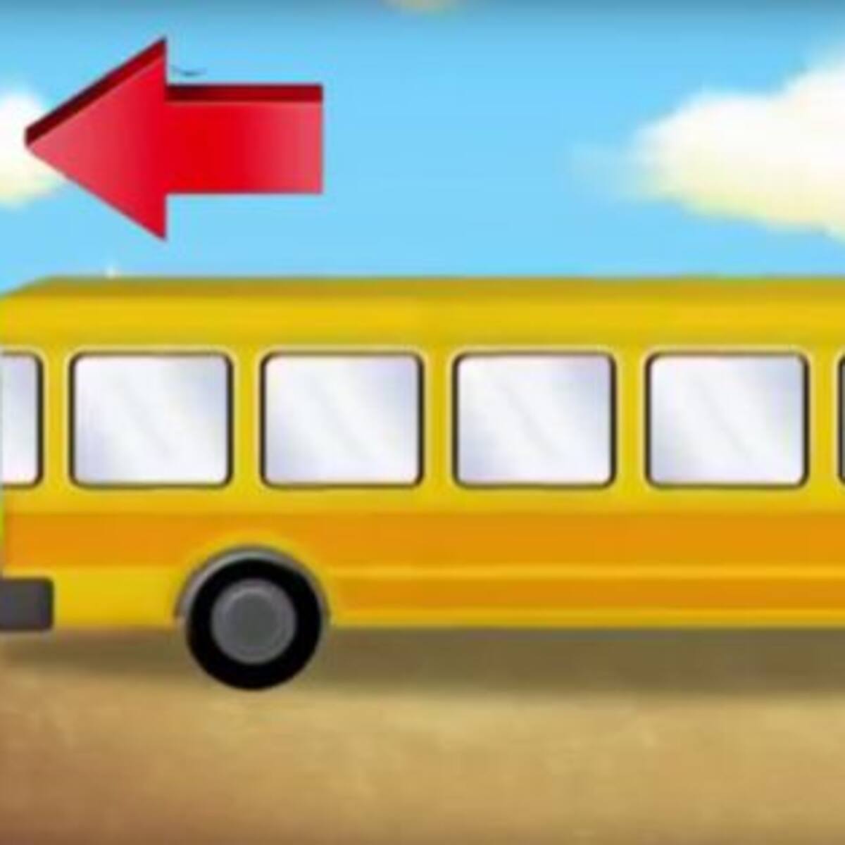 ¿Para qué lado avanza el bus?