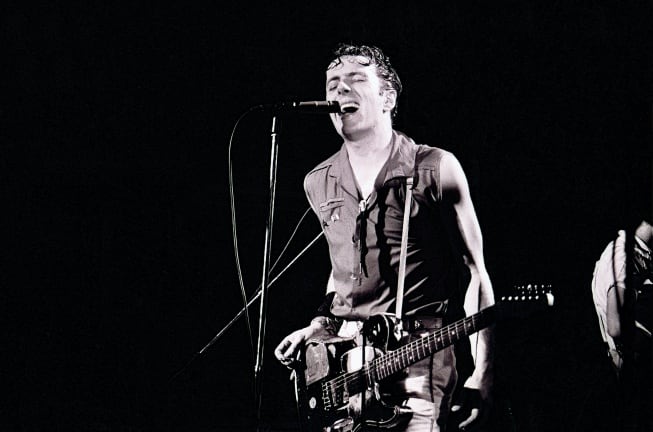 Joe Strummer, vocalista de The Clash en una foto de 1981