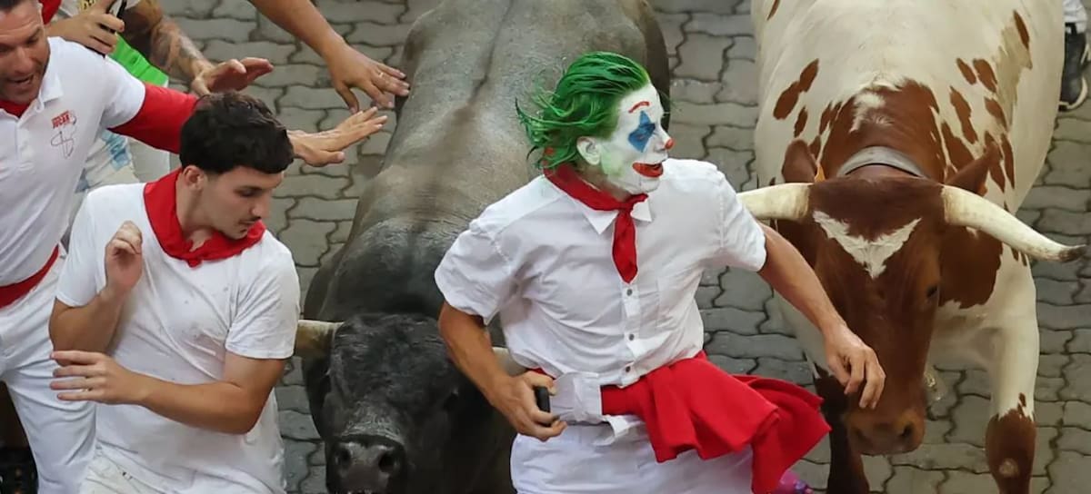 El Joker durante los Sanfermines 2026