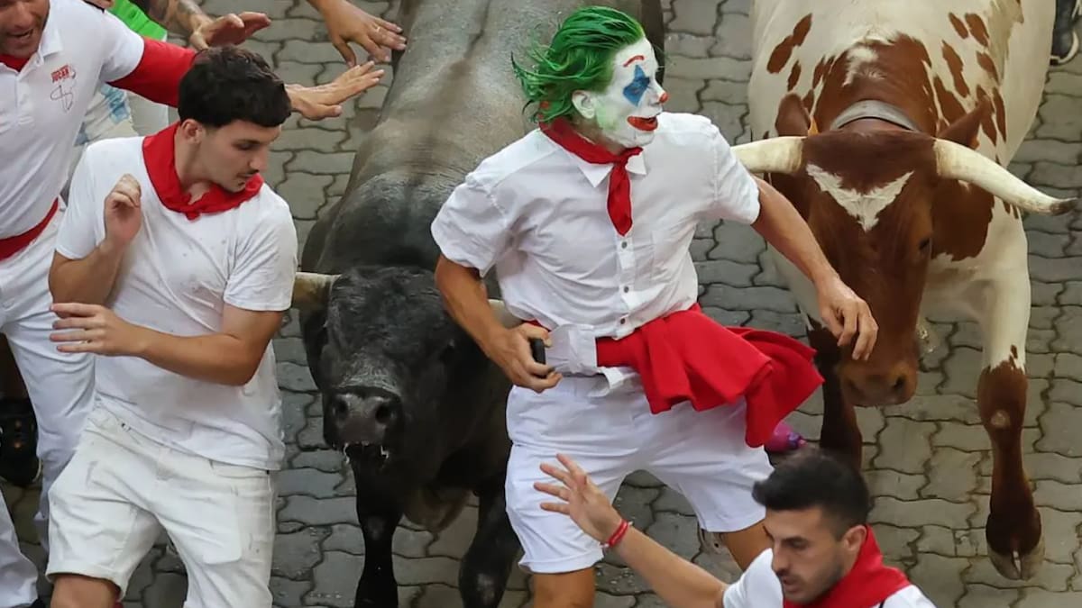 ¿Quién es el Joker que se ha colado en los Sanfermines? Así es el joven que ha terminado siendo detenido