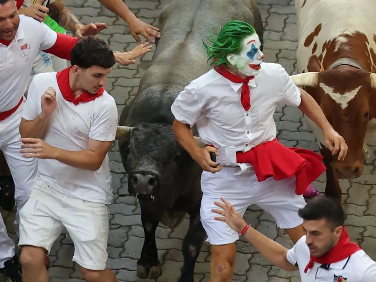 ¿Quién es el Joker que se ha colado en los Sanfermines? Así es el joven que ha terminado siendo detenido