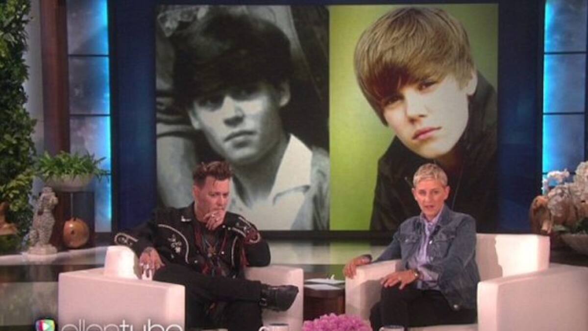 Johnny Depp y Justin Bieber, ¿realmente se parecen tanto?
