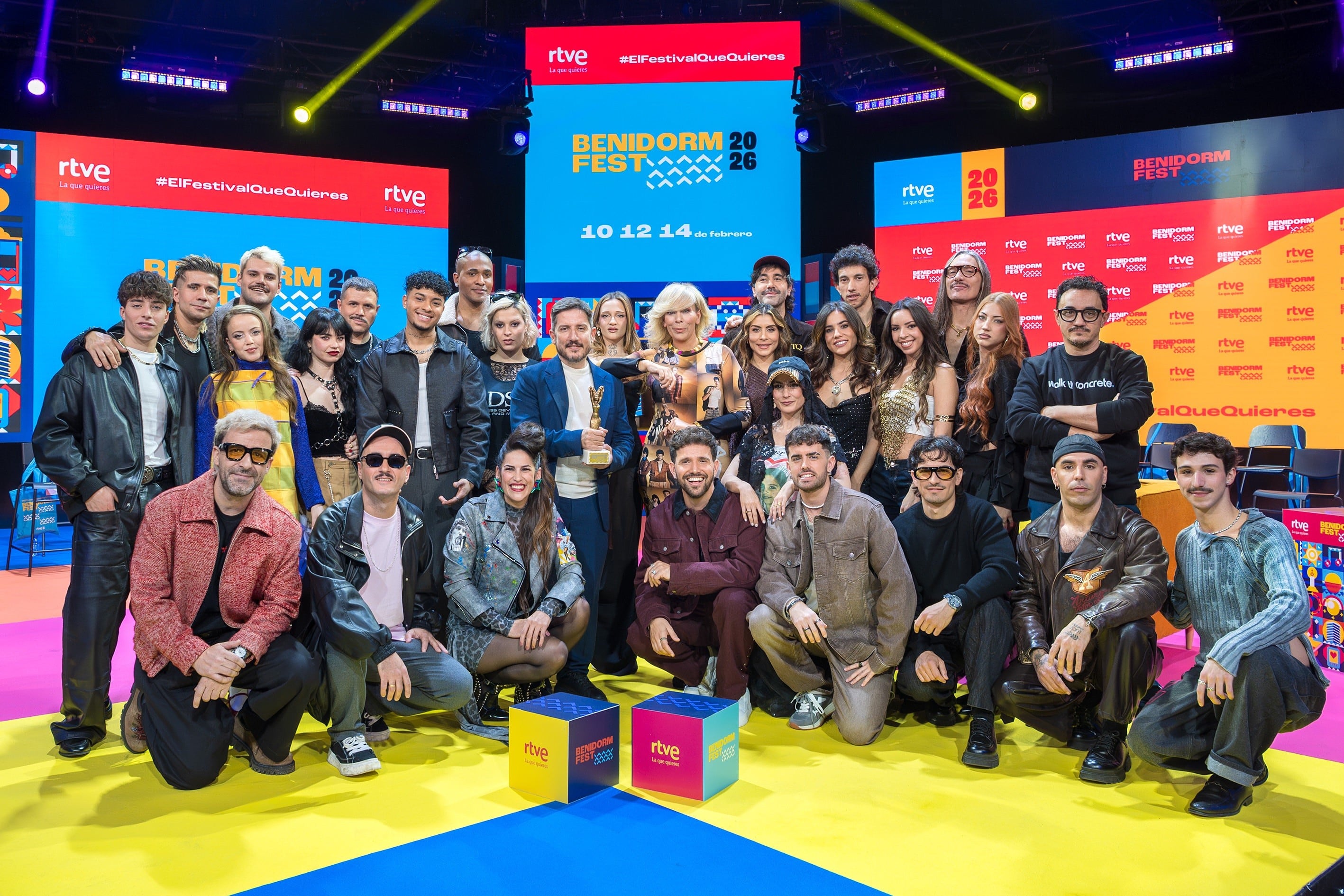 Todos los concursantes del Benidorm Fest 2026.