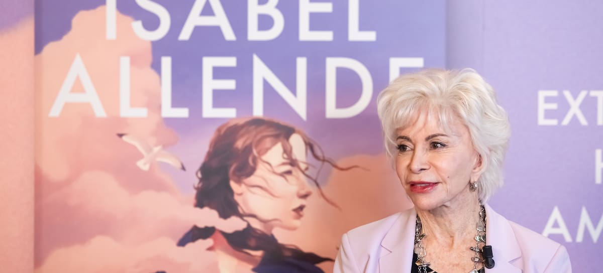 La escritora Isabel Allende durante la presentación de uno de sus libros