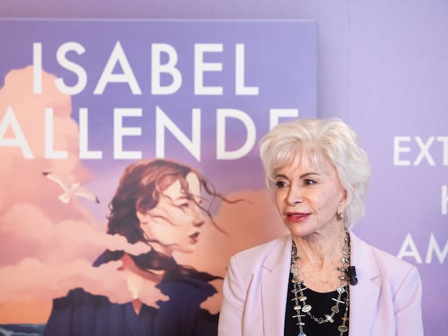 La escritora Isabel Allende durante la presentación de uno de sus libros