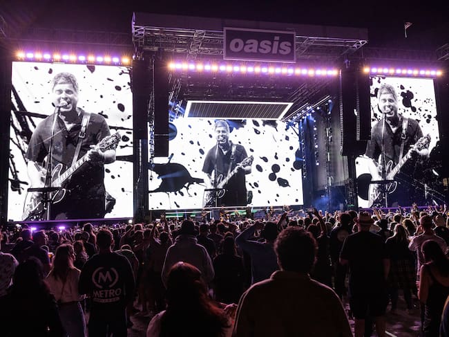 Oasis, concierto en Chicago el 28 de agosto 2025.