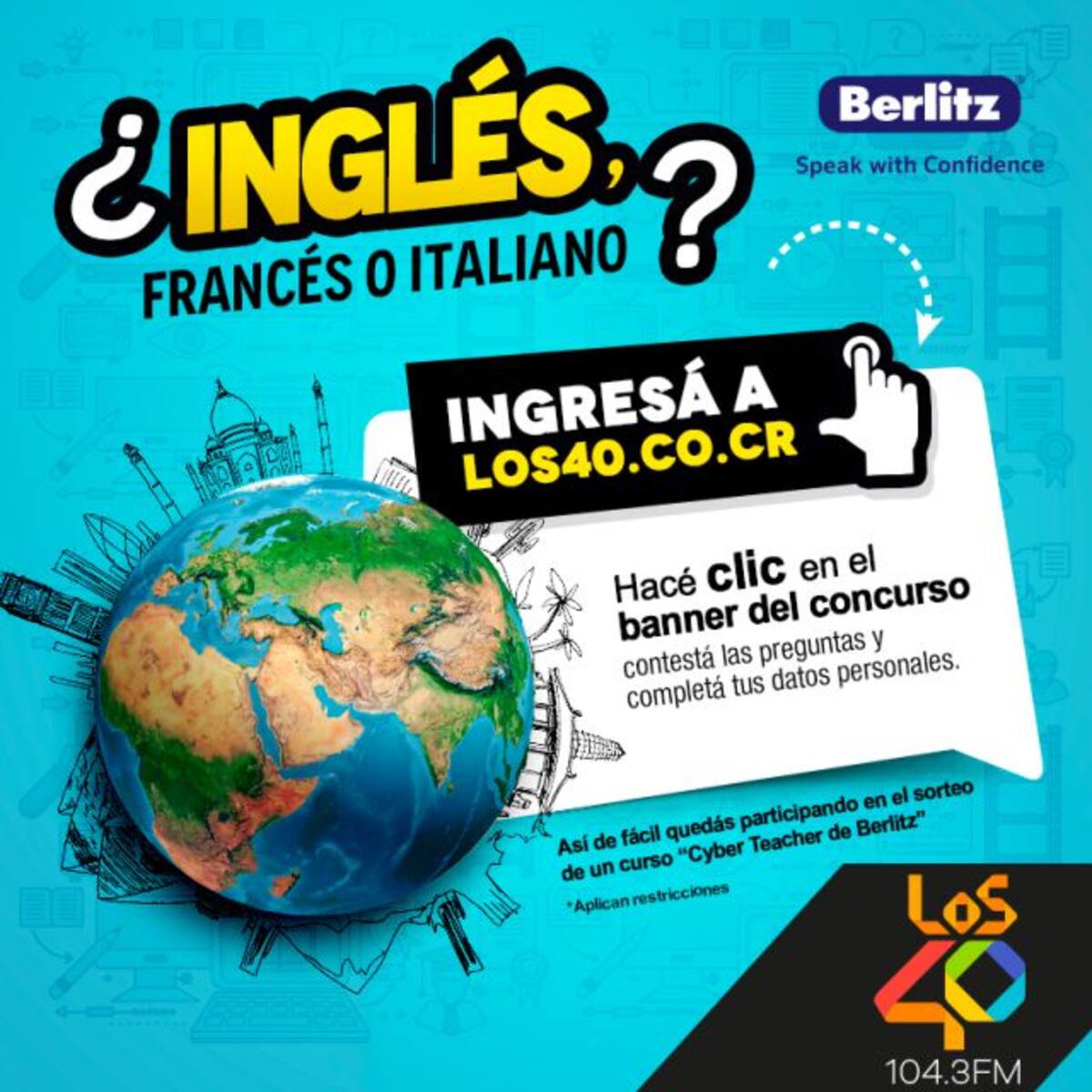 ¡Los 40 te pone a hablar otro idioma!