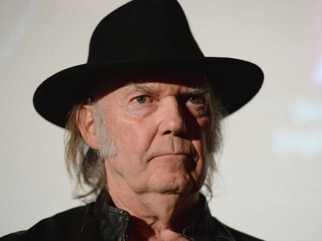 Neil Young, en un retrato de 2014.
