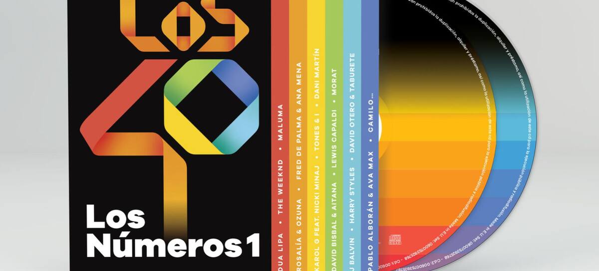 LOS NÚMEROS 1 DE LOS40, el recopilatorio más vendido.