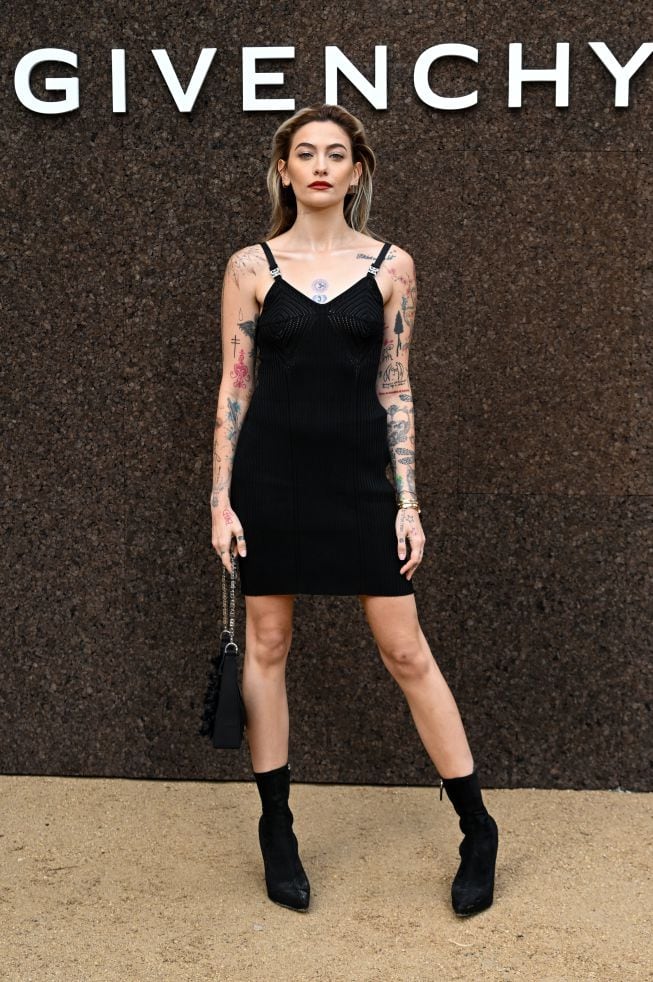 Paris Jackson en la Paris Fashion Week el año pasado.