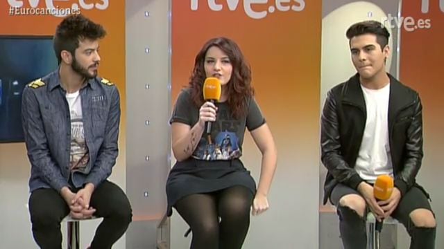 Salva Beltrán, Electric Nana y Maverick han estado en el videoencuentro con el que RTVE ha presentado las 6 canciones