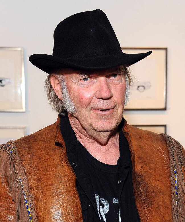 El músico Neil Young en 2014.