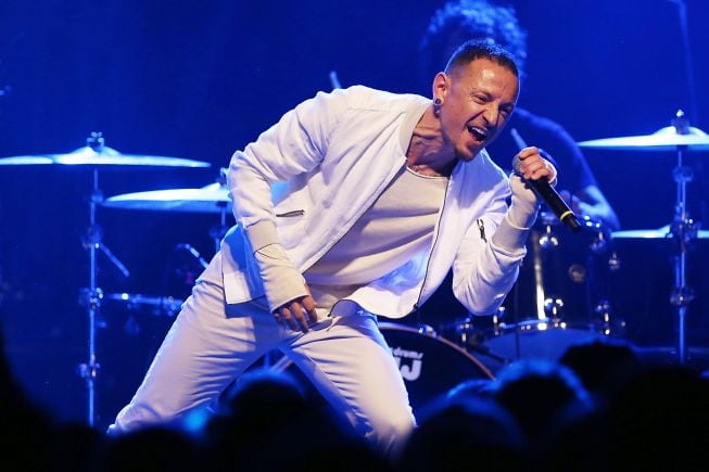 Chester Bennington durante una actuación en Los Ángeles, California, en 2016. 