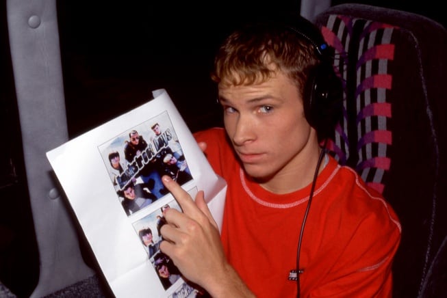 Una foto de Brian Littrell en 1997