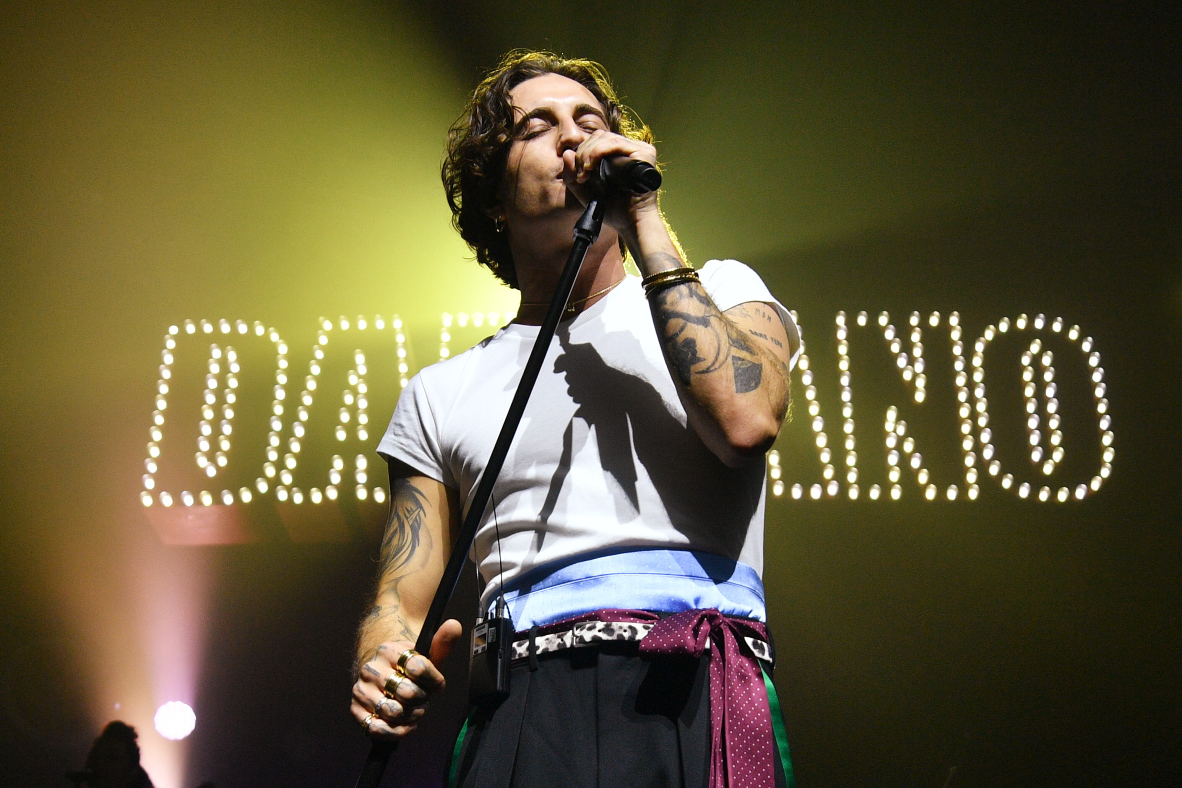 Damiano David en concierto