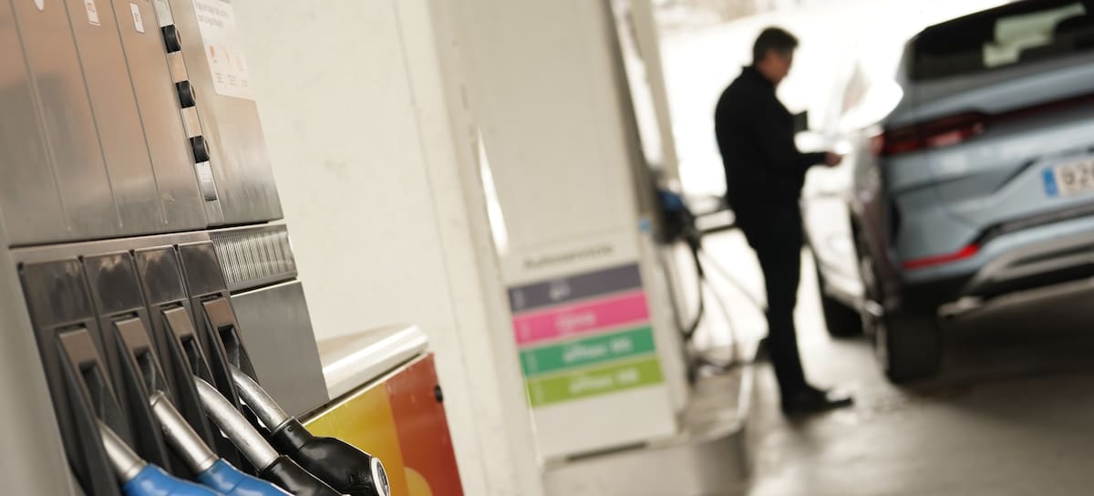 Imagen de una gasolinera en Madrid, España