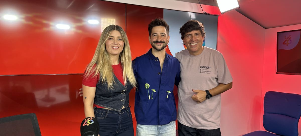 Camilo con Dani Moreno 'El Gallo' y Cristina Boscá en 'Anda Ya'.