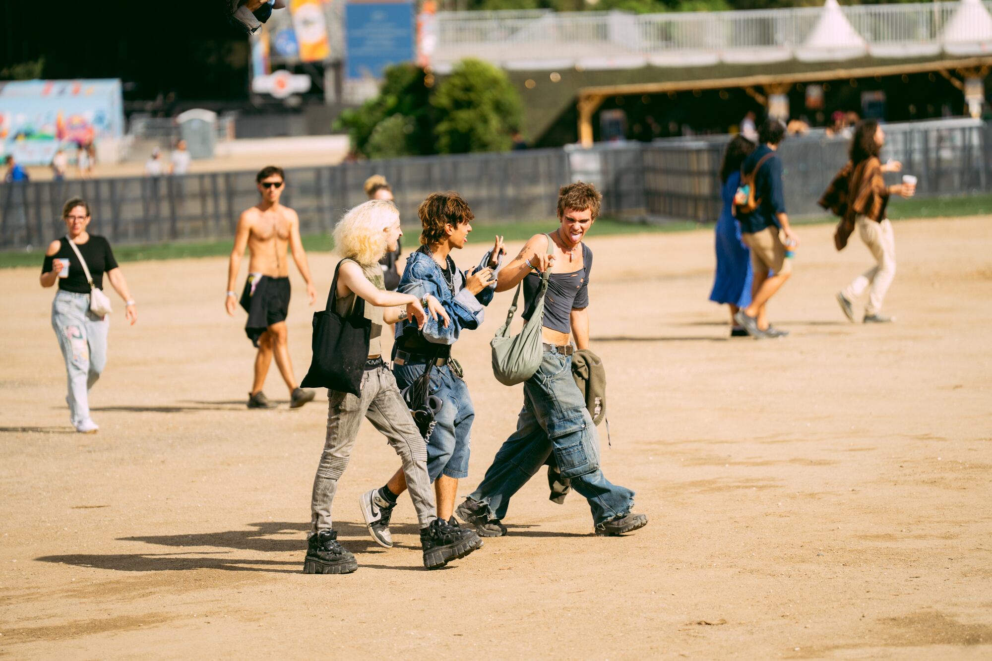 Algunos asistentes de la última jornada del Cala Mijas 2023.