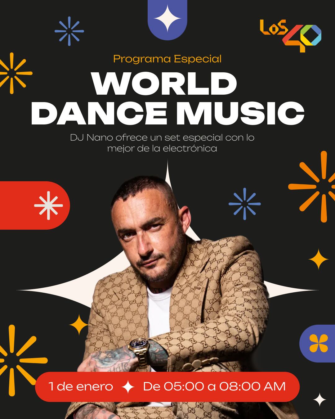 DJ Nano presentará el programa especial de World Dance Music