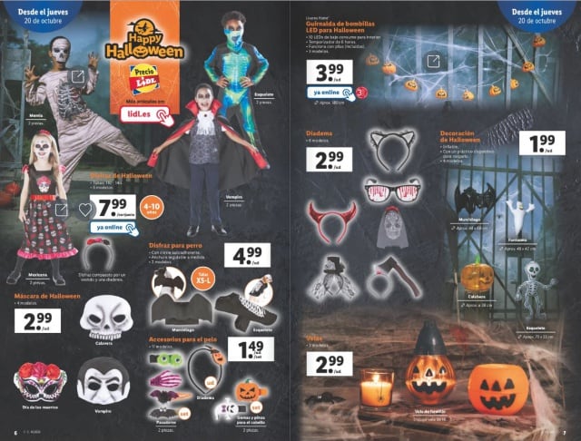 Colección de Halloween de Lidl