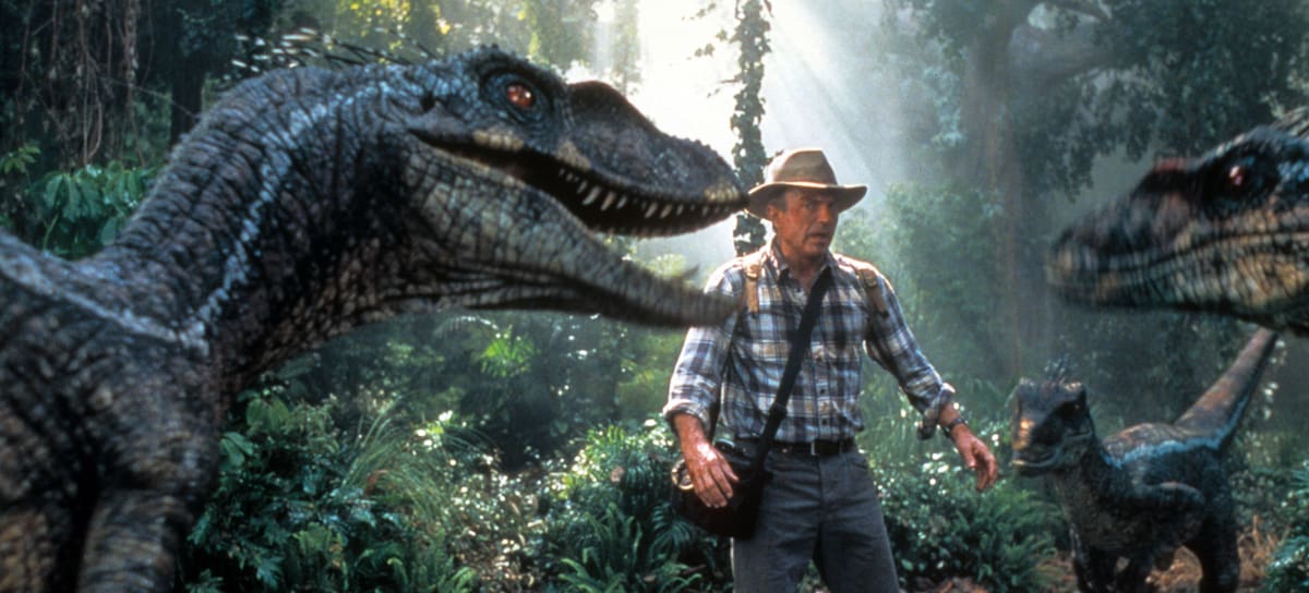 Sam Neill como Alant Grant en 'Jurassic Park III', de 2001. / Universal/Getty