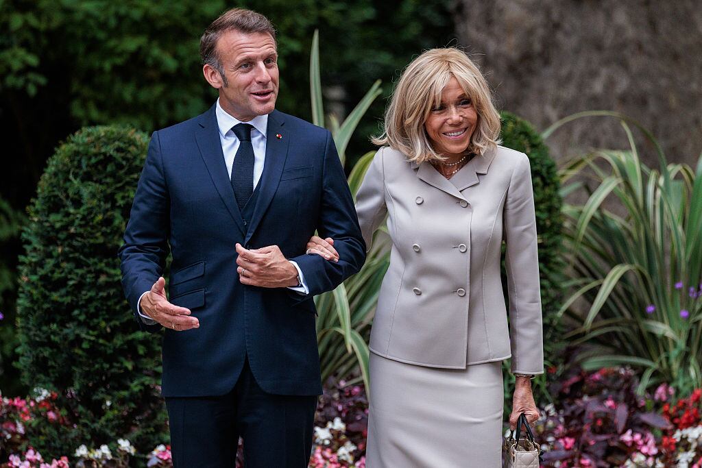 Emmanuel y Brigitte Macron