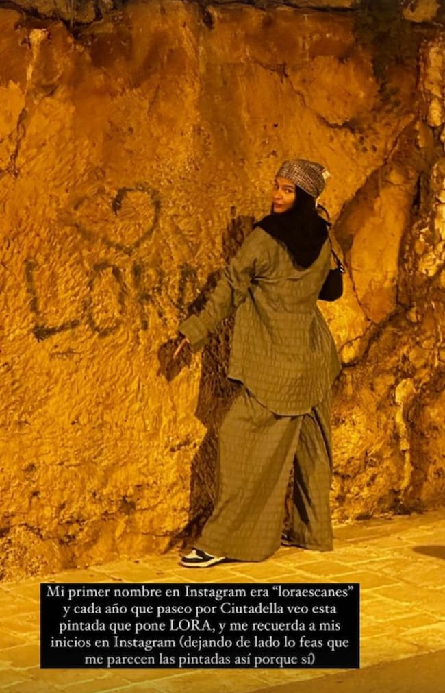 Laura Escanes en Menorca.