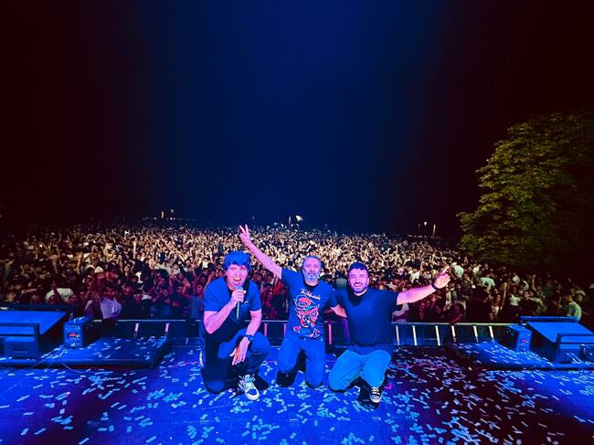 Dani Moreno El Gallo, San Bernardino y David Álvarez, con LOS40 Sessions en Palencia.