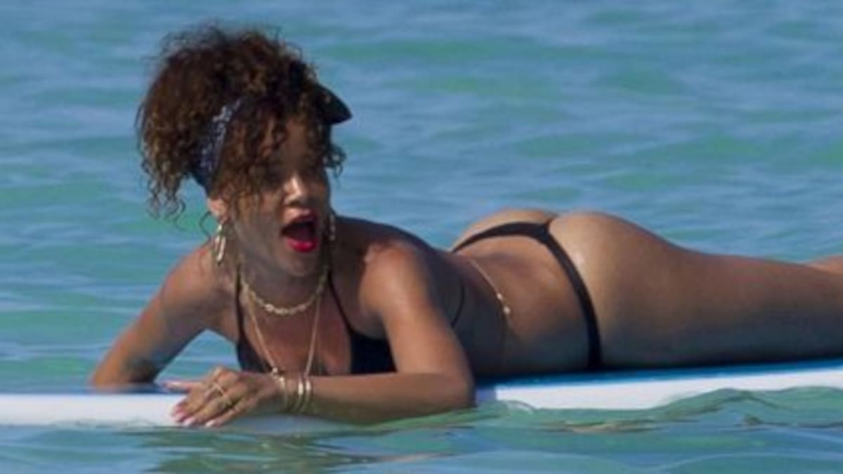 Rihanna, un día de pileta y un Snapchat que se volvió viral