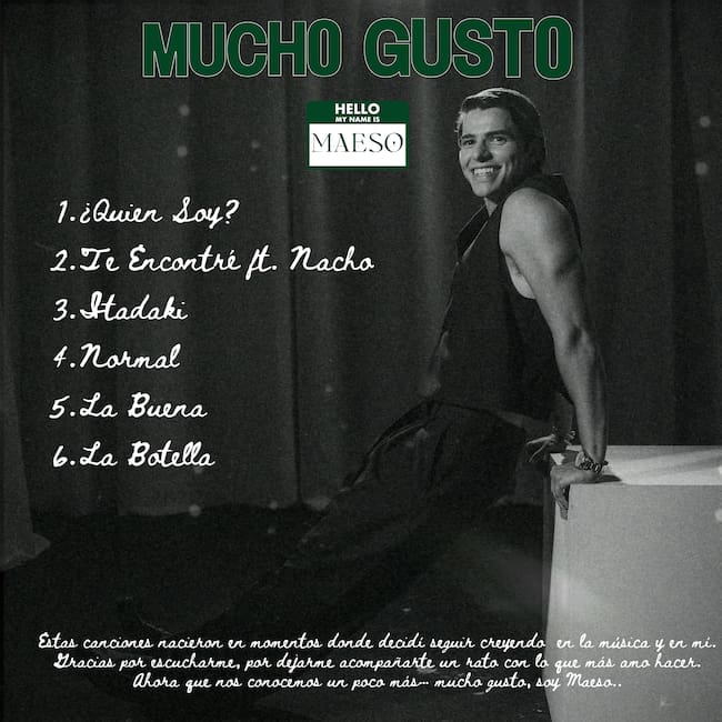 ES - Tracklist de 'Mucho gusto'