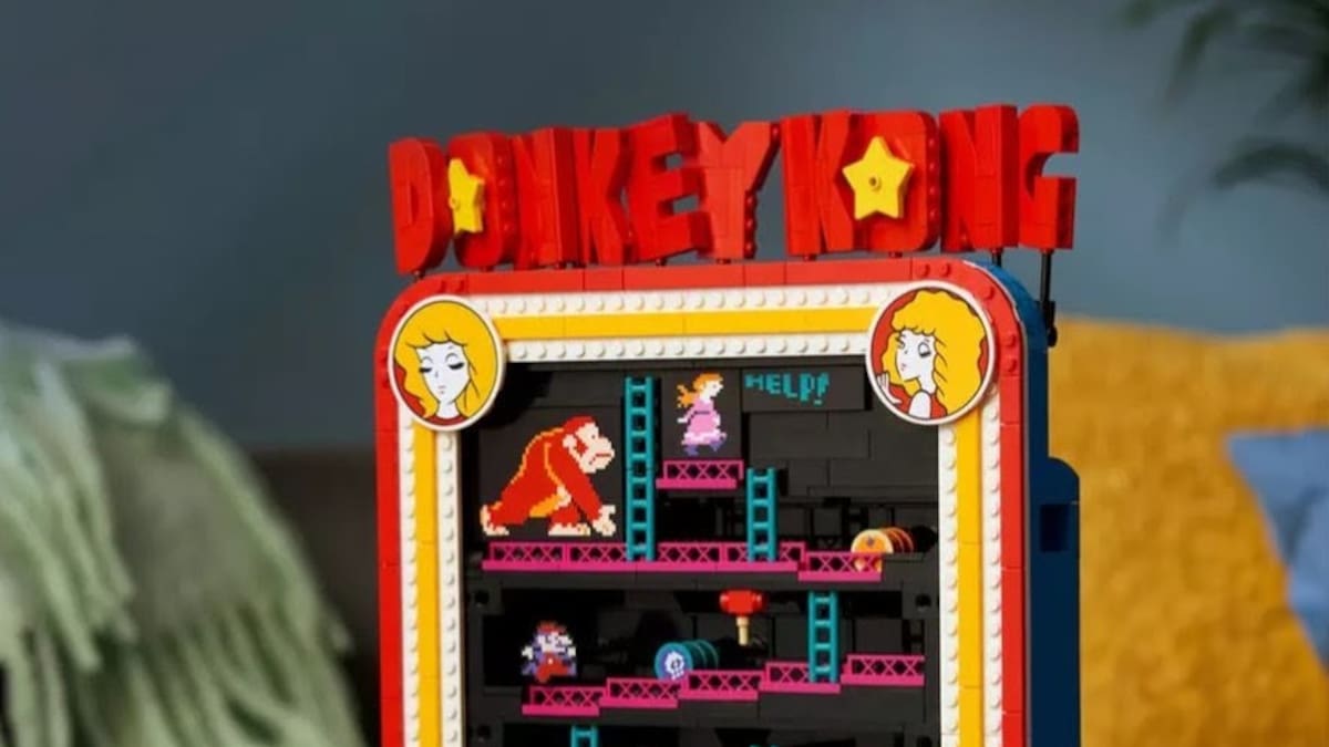 Nintendo y LEGO apelan a la nostalgia de nuevo: Filtrado el espectacular set de la recreativa clásica de 'Donkey Kong'