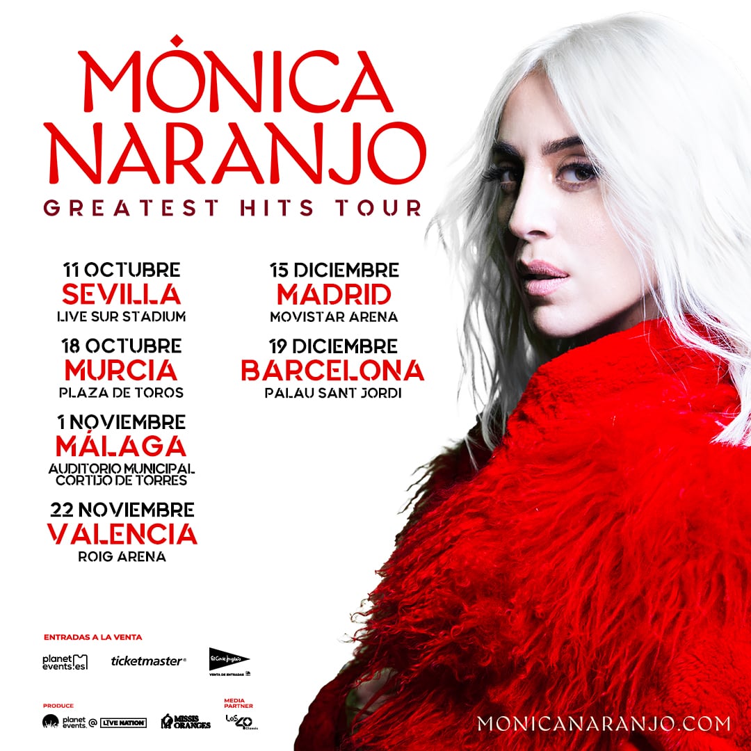 Mónica Naranjo presenta su gira &#039;Greatest Hits Tour&#039;