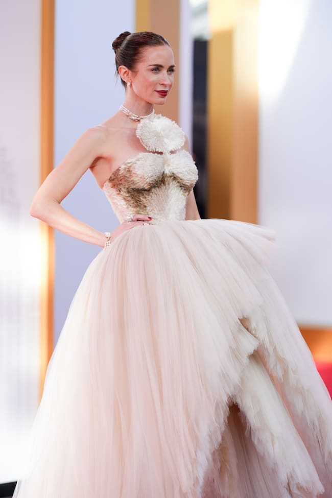 Emily Blunt en la premiere de El Diablo Viste de Prada 2 en Nueva York. - Variety via Getty Images