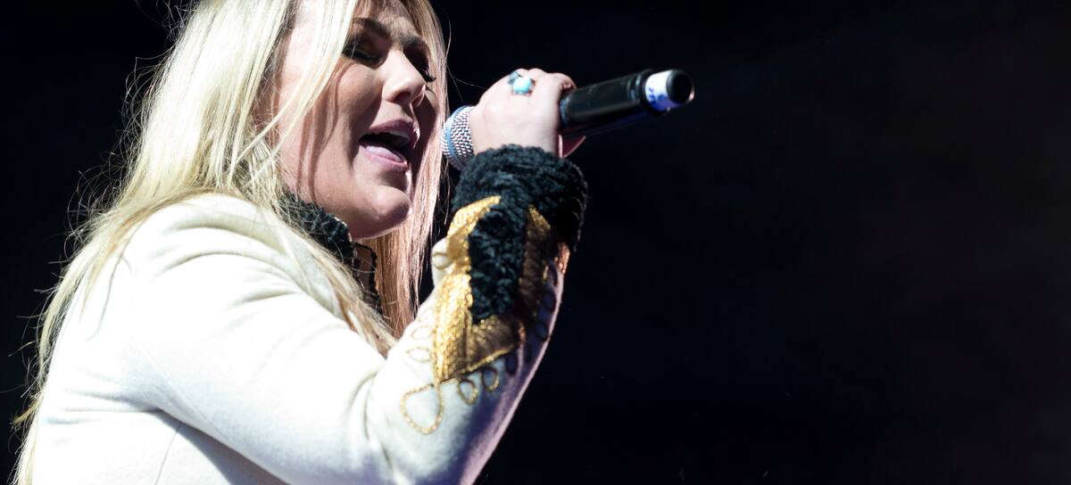 Amaia Montero, en concierto en 2014