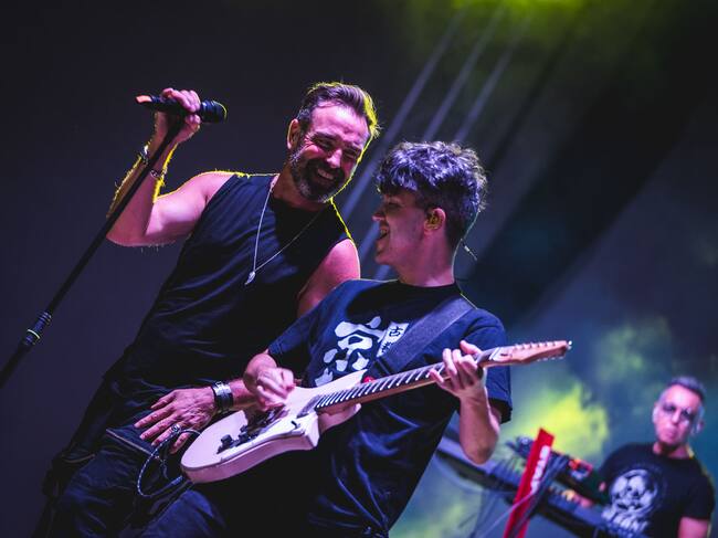 Jordi de OBK en pleno Concierto LOS40 Classic Pandorga 2024