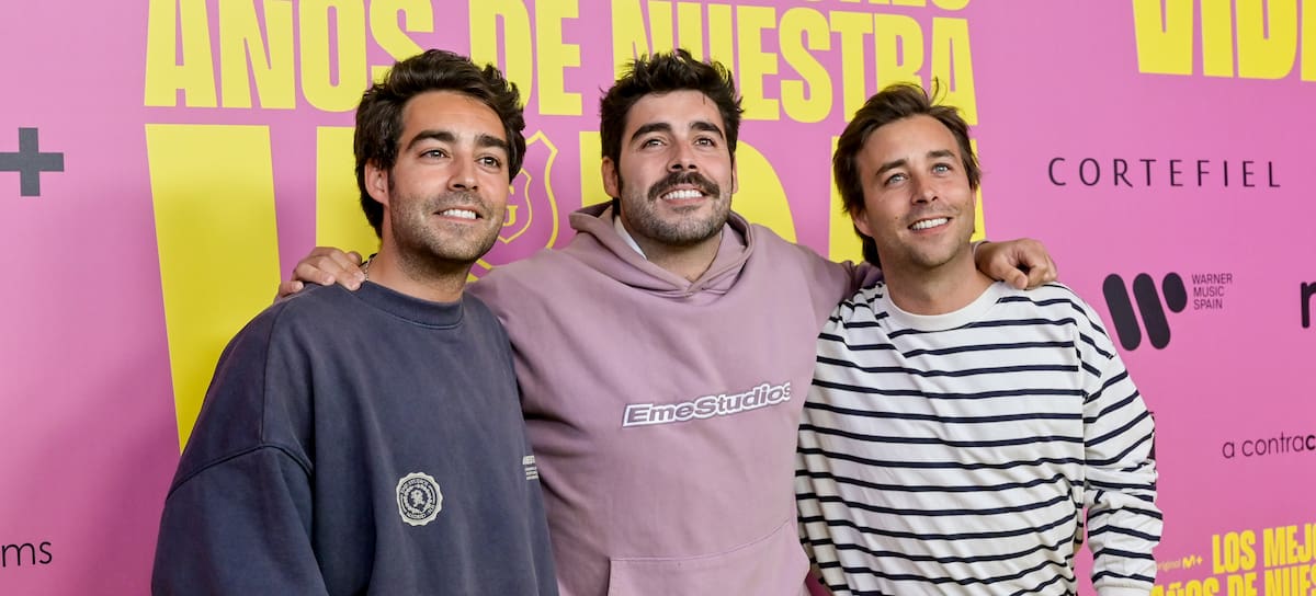 Hermanos Martínez en la premiere de 'Los Mejores Años de Nuestra Vida', el documental de Hombres G.