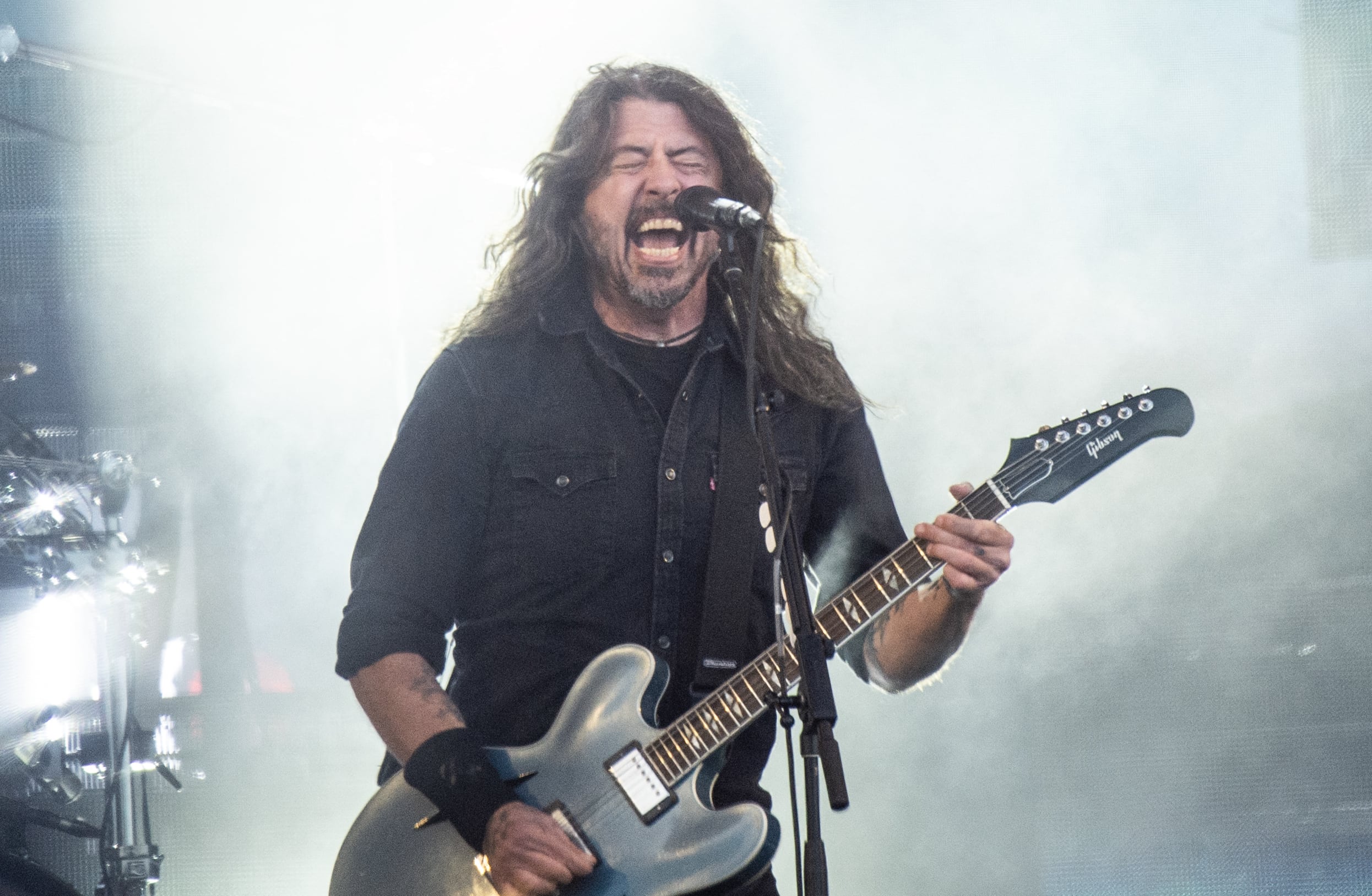 Dave Grohl , en Roskilde Festival 2024.