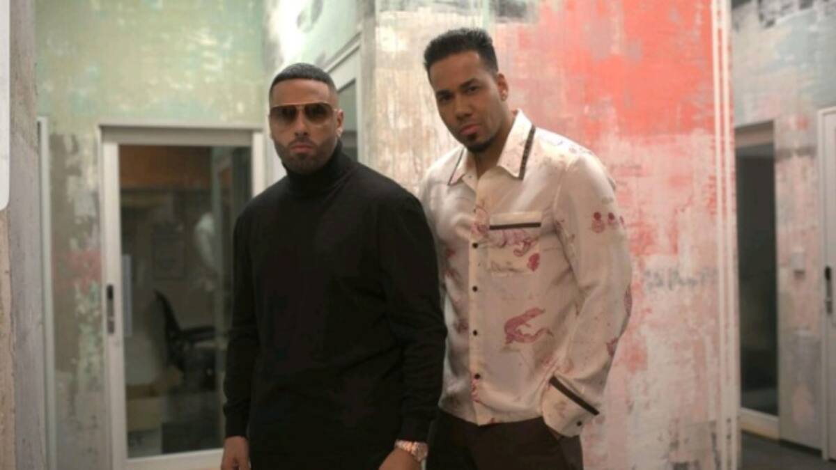 Nicky Jam junto a Romeo Santos en "Fan de tus fotos"