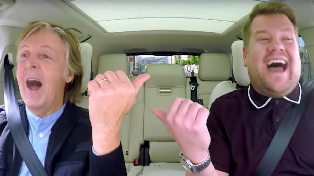 Paul McCartney aparece en el Carpool Karaoke y enloquece a sus fans