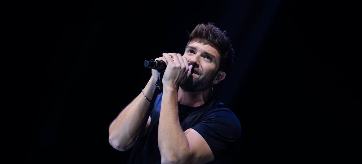 Pablo Alboran en un concierto en el Movistar Arena de Madrid en 2023 - Redferns