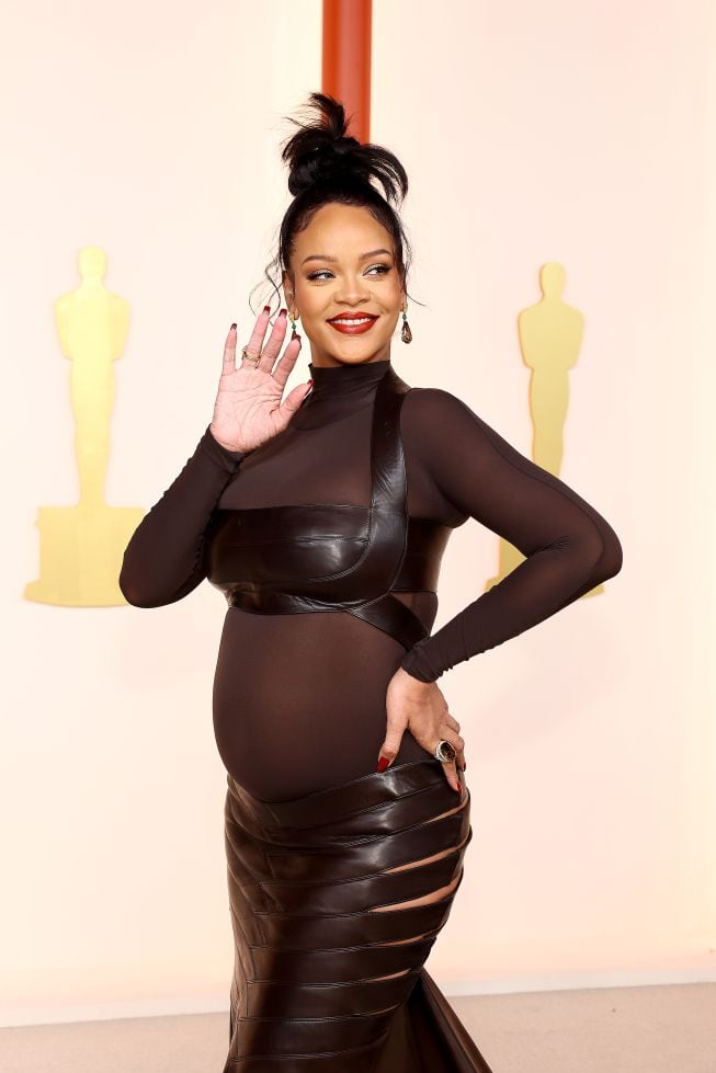 Rihanna, en la alfombra roja de los Oscar 2023